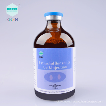 hot sale efficient Estradiol Benzoate 0.2% Injection